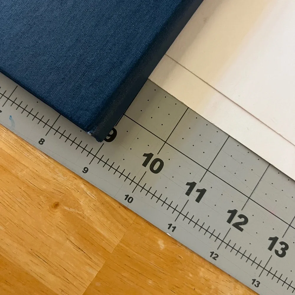 DODOcase Navy Blue Canvas Book Style iPad Case Made in USA Elastic Strap Closure